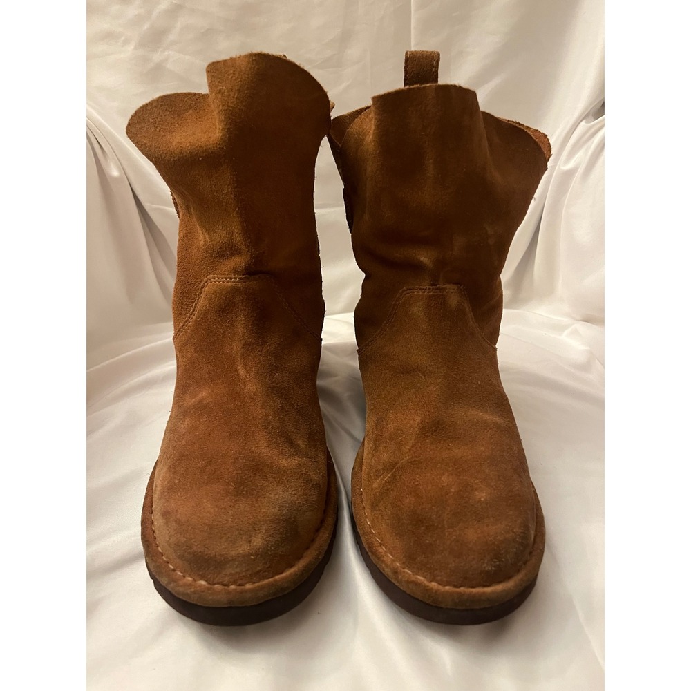 UGG Boots Alida Suede Slouch Boots Chestnut Sz 7